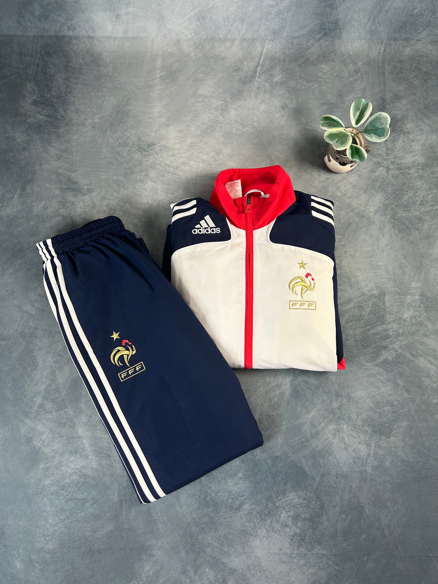 Retro Frankreich Tracksuit 2008-2009 (S)