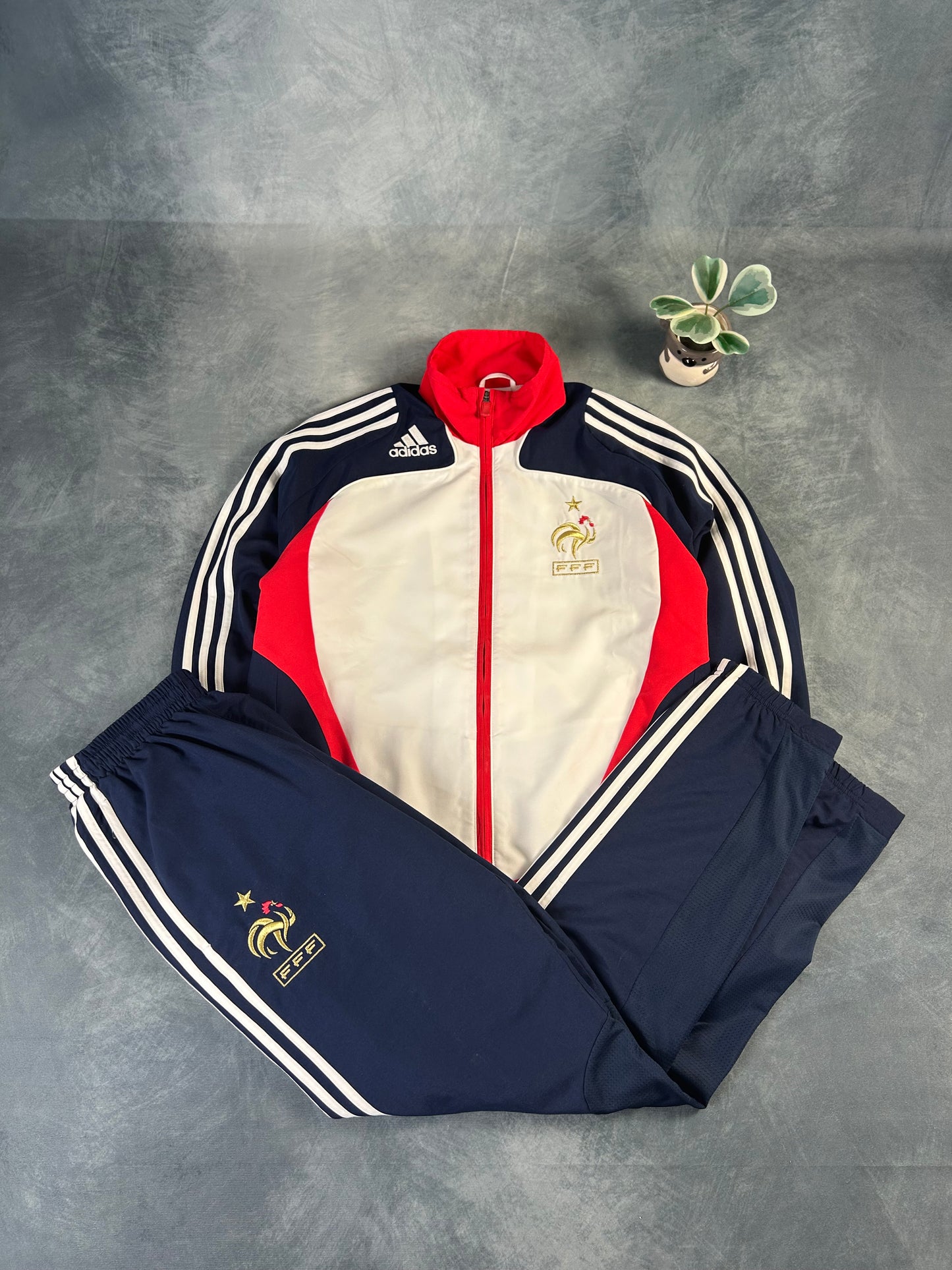 Retro Frankreich Tracksuit 2008-2009 (S)