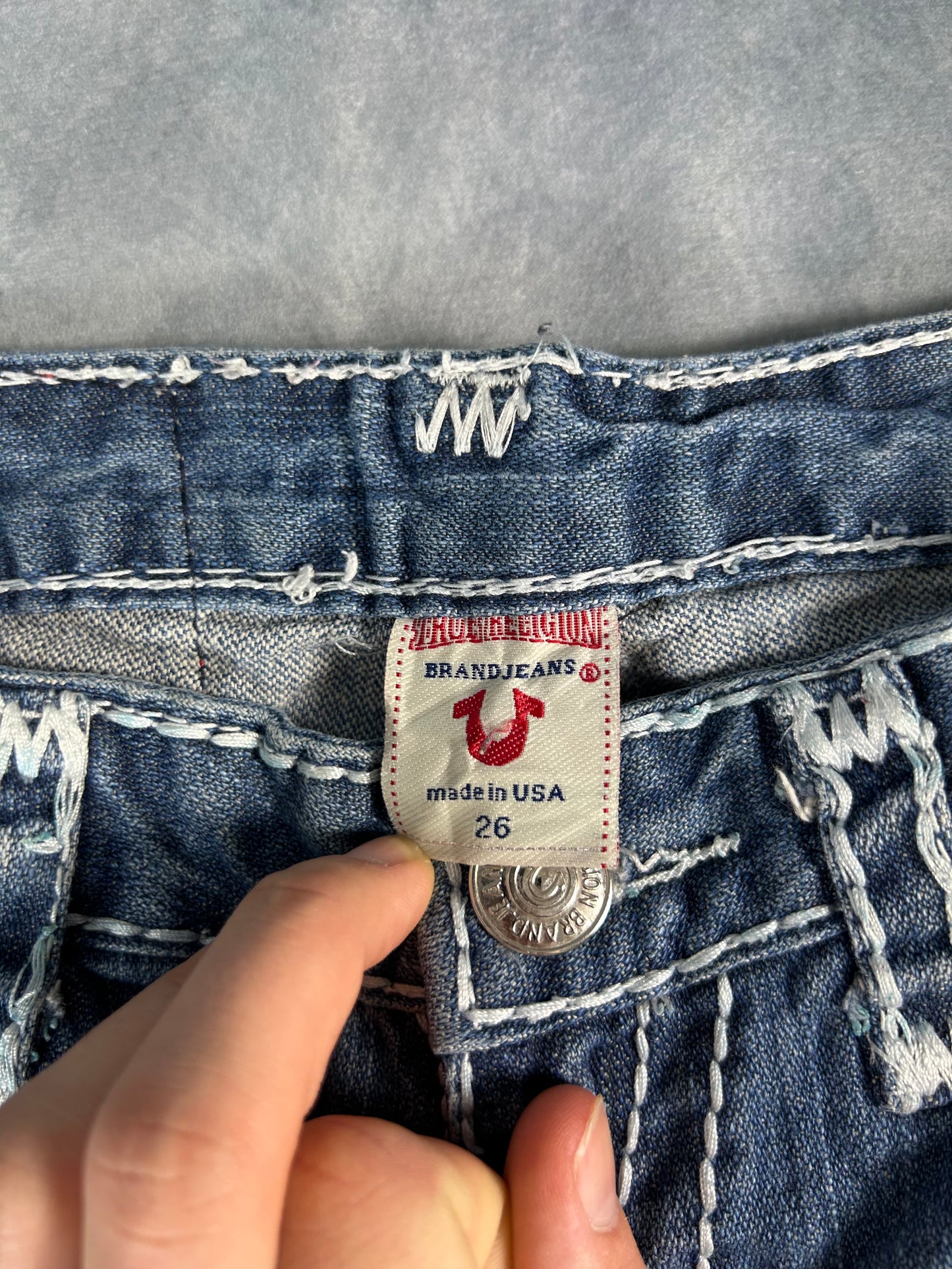 Vintage True Religion Jeans (Johnny Super T, Size 26 S)