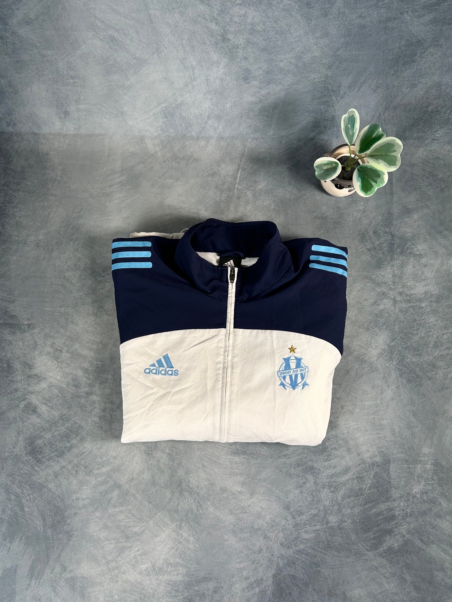 Retro Adidas Marseille Trackjacket 2002 (Size M)