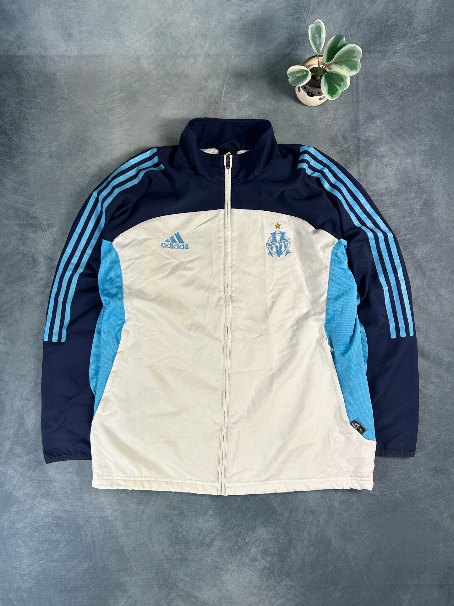 Retro Adidas Marseille Trackjacket 2002 (Size M)